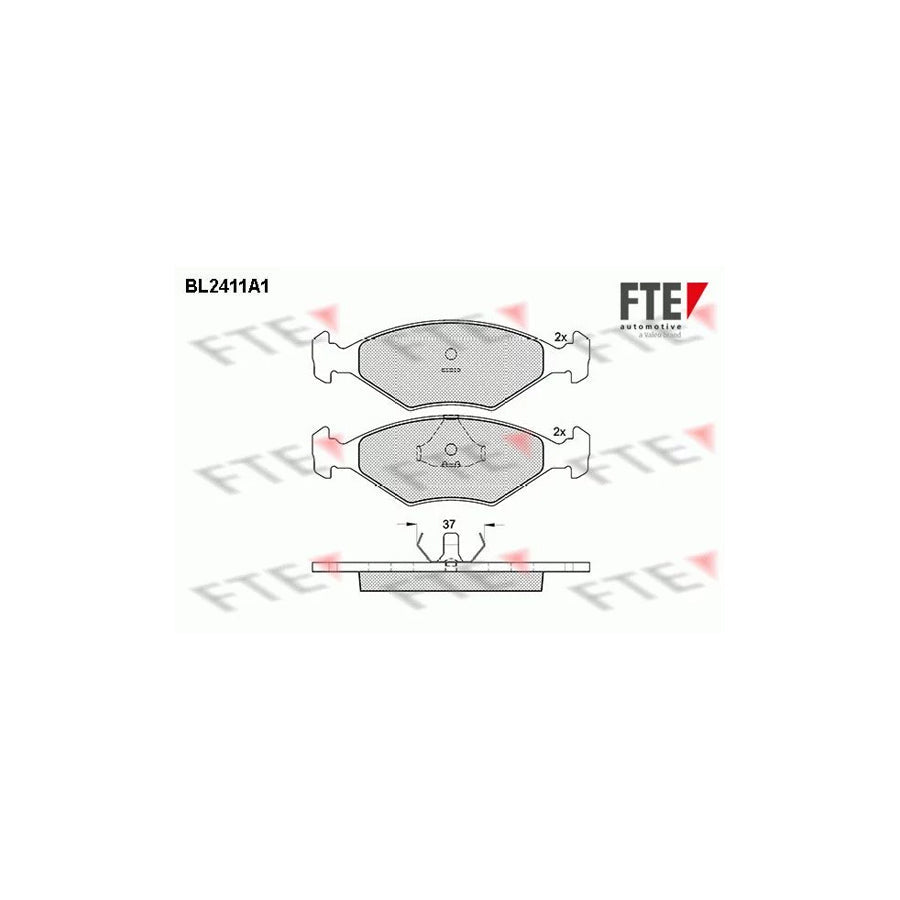 FTE Bl2411A1 Brake Pad Set