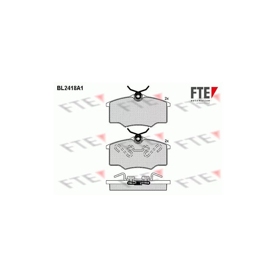 FTE Bl2418A1 Brake Pad Set