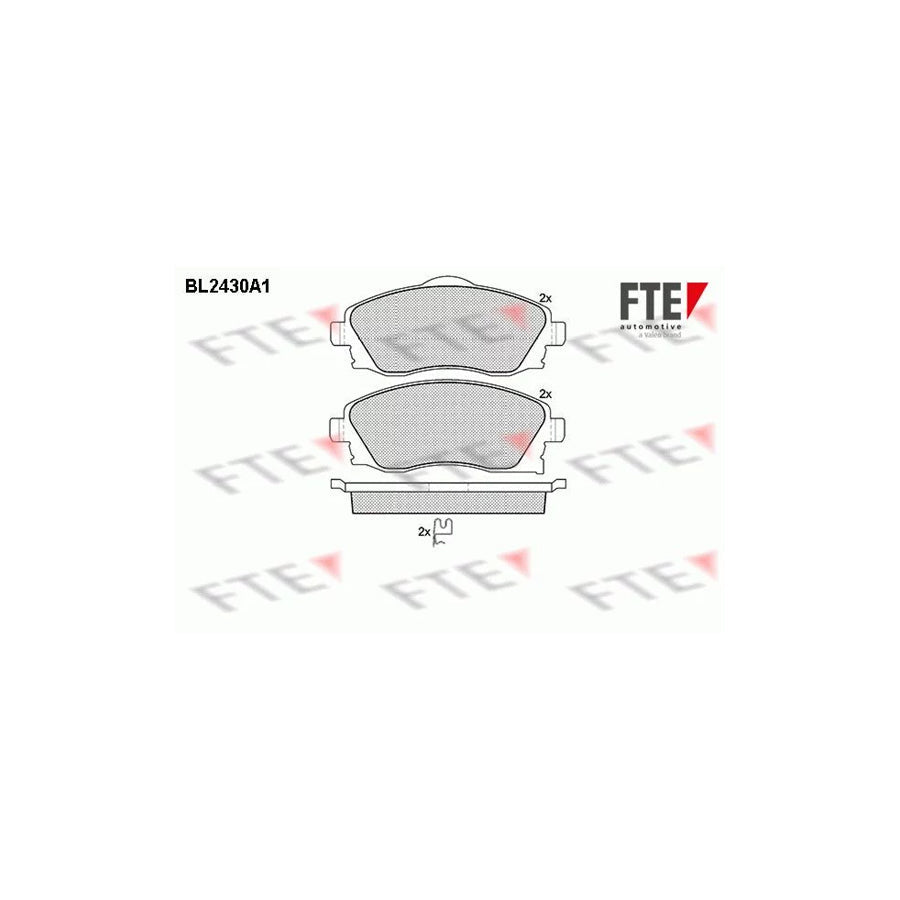FTE Bl2430A1 Brake Pad Set
