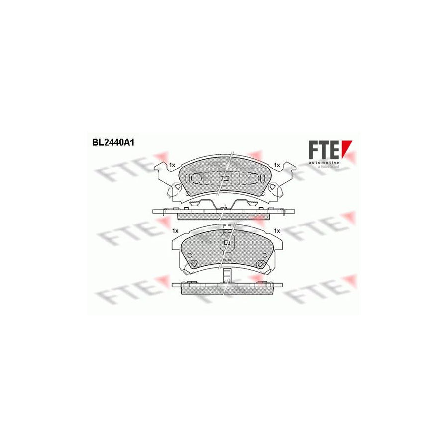 FTE Bl2440A1 Brake Pad Set