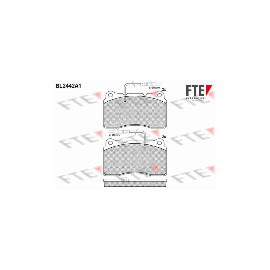 FTE Bl2442A1 Brake Pad Set