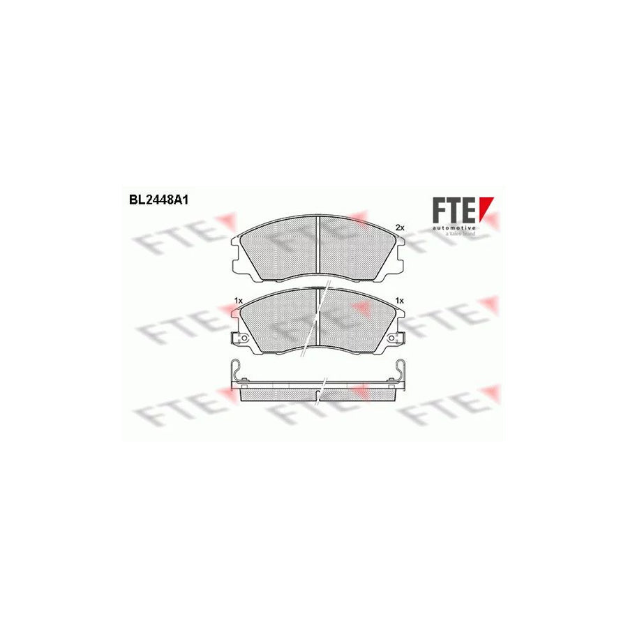 FTE Bl2448A1 Brake Pad Set for Hyundai Terracan (Hp)