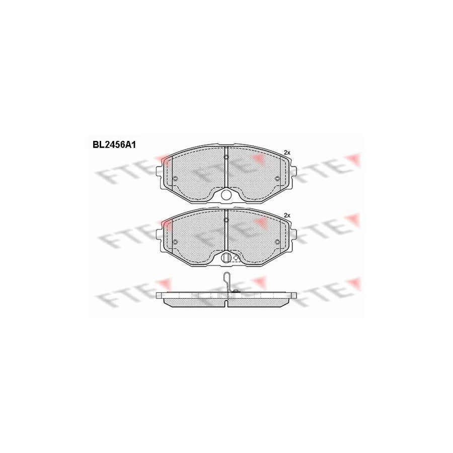 FTE Bl2456A1 Brake Pad Set
