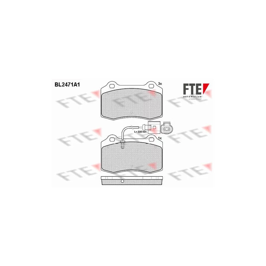 FTE Bl2471A1 Brake Pad Set