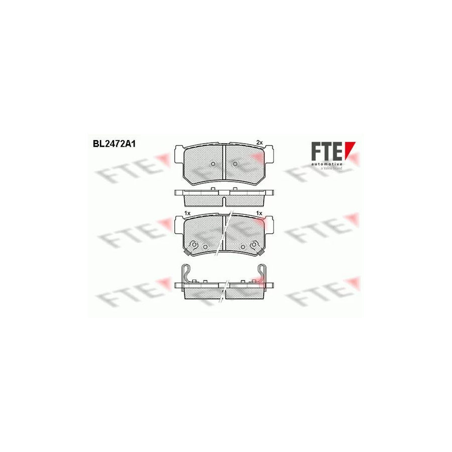 FTE Bl2472A1 Brake Pad Set