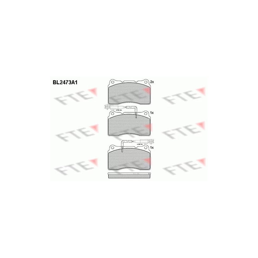 FTE Bl2473A1 Brake Pad Set