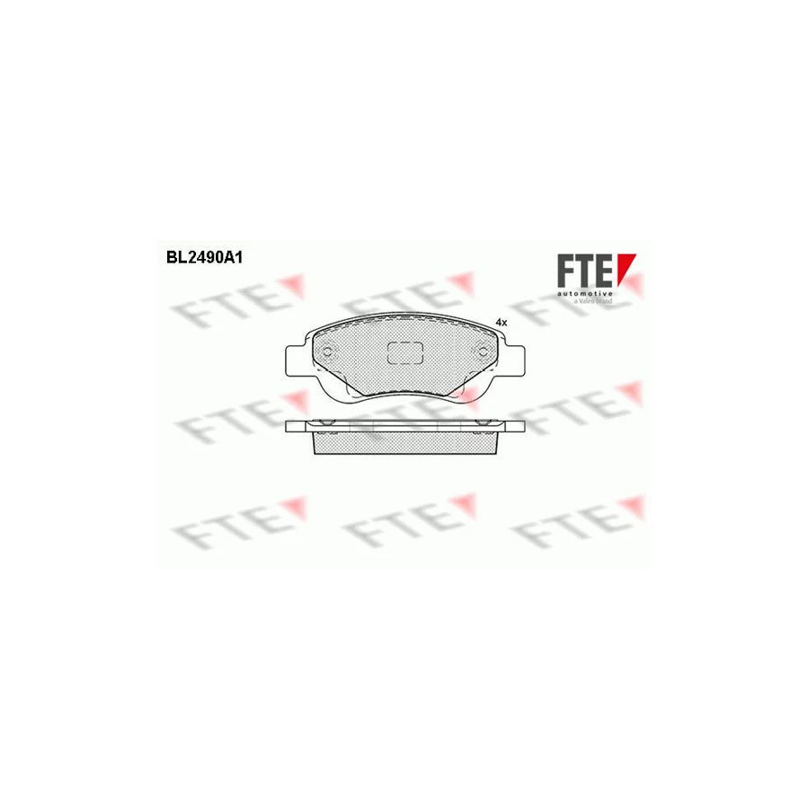 FTE Bl2490A1 Brake Pad Set