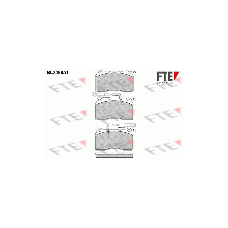 FTE Bl2499A1 Brake Pad Set