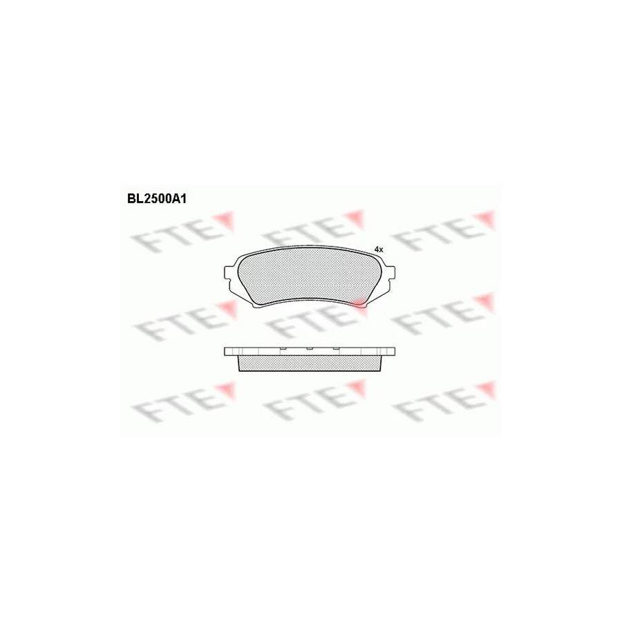 FTE Bl2500A1 Brake Pad Set