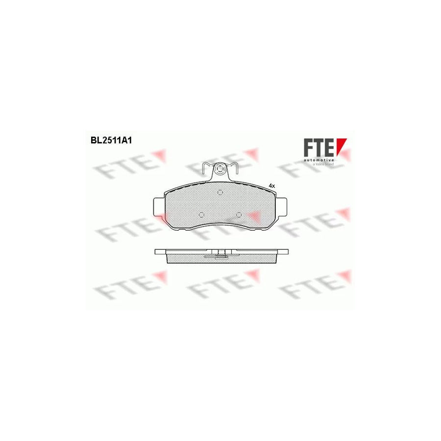 FTE Bl2511A1 Brake Pad Set For