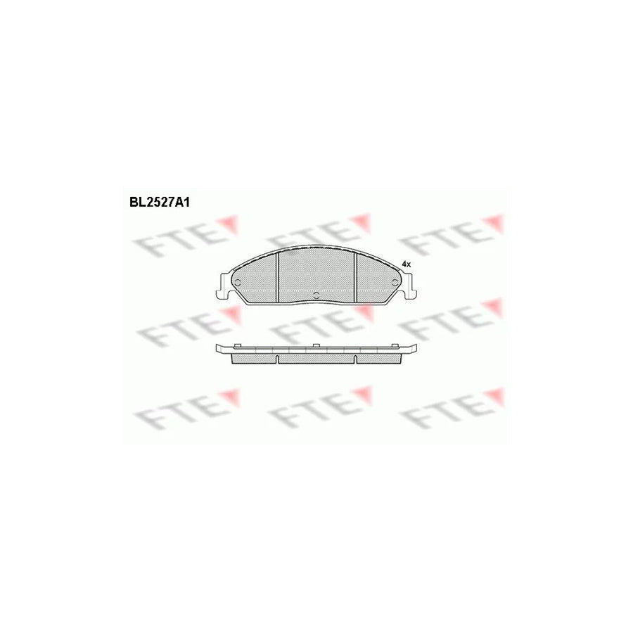 FTE Bl2527A1 Brake Pad Set