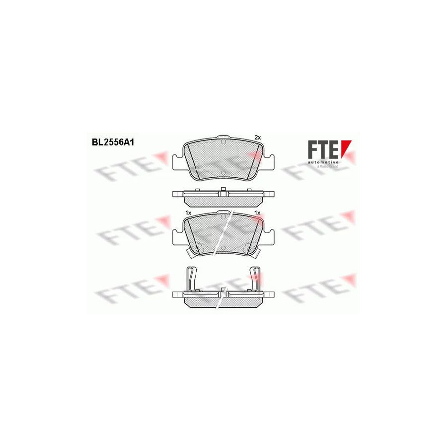 FTE Bl2556A1 Brake Pad Set