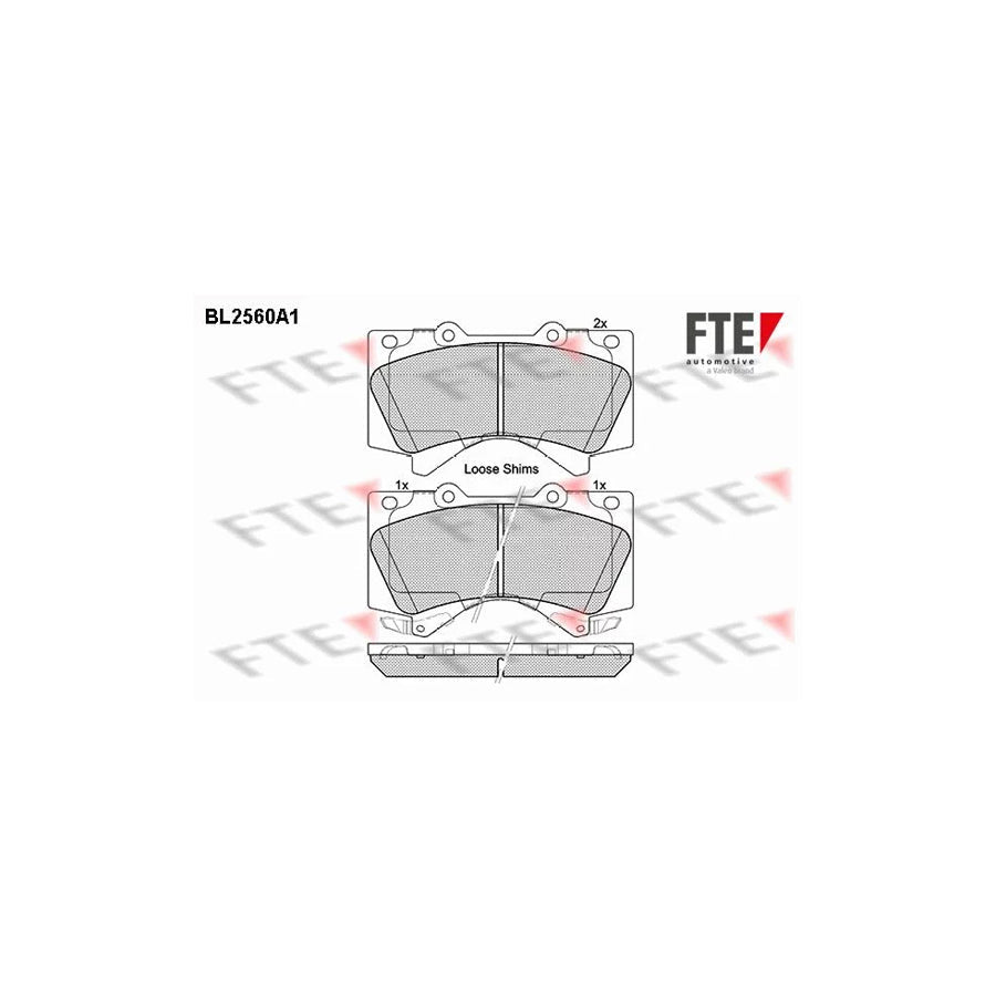 FTE Bl2560A1 Brake Pad Set