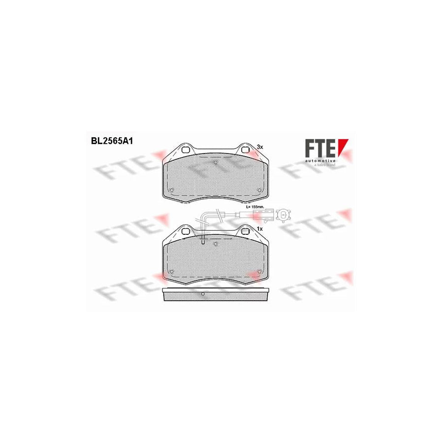 FTE Bl2565A1 Brake Pad Set