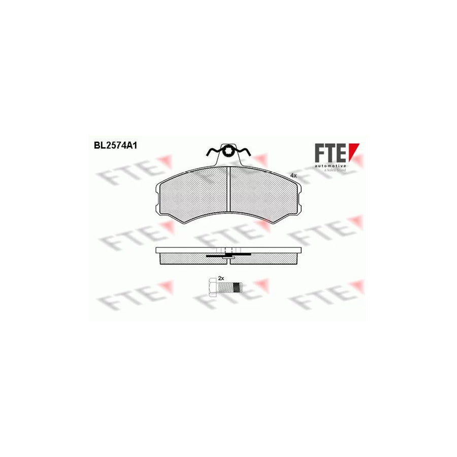 FTE Bl2574A1 Brake Pad Set