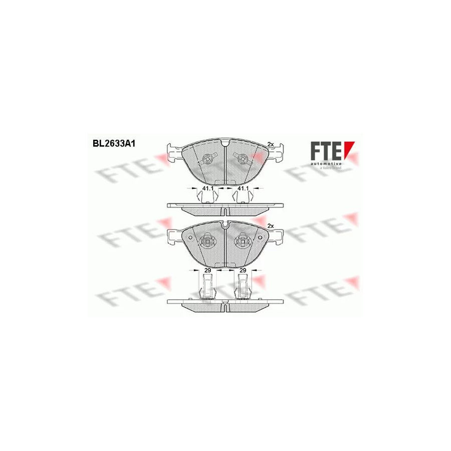 FTE Bl2633A1 Brake Pad Set