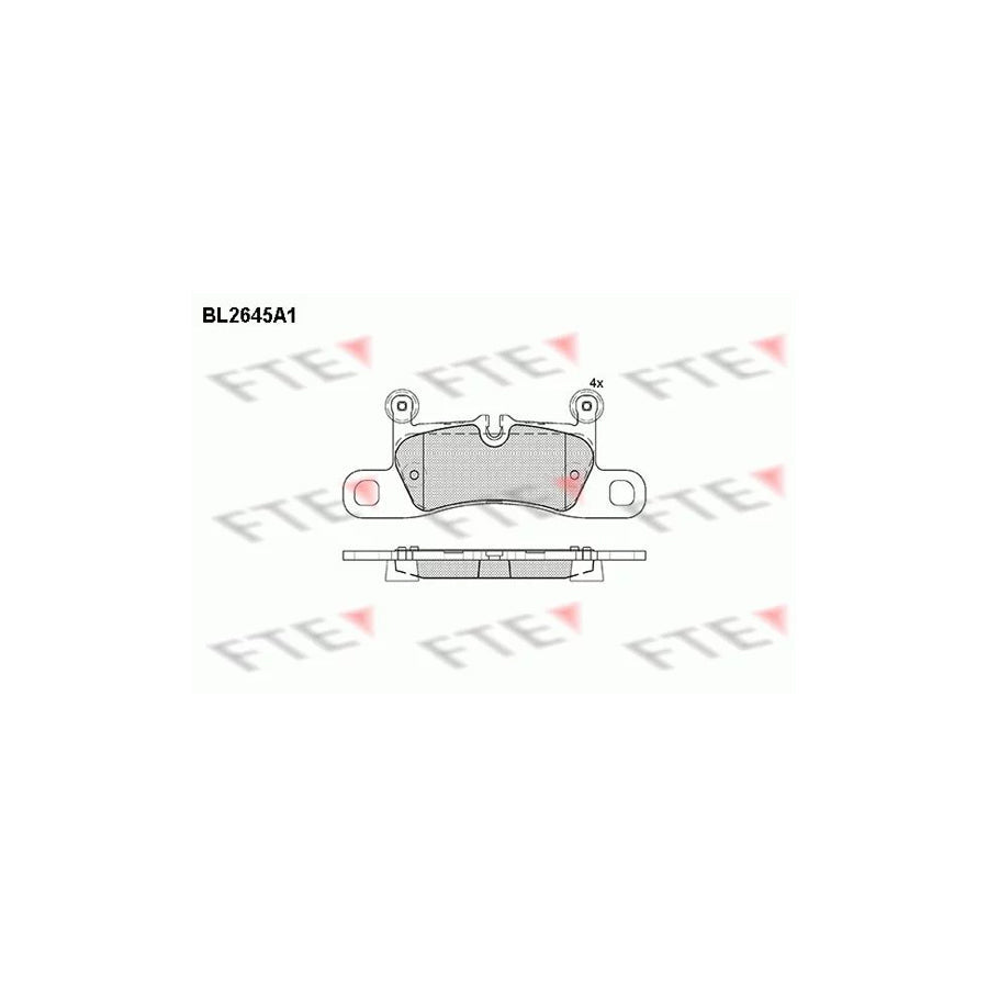 FTE Bl2645A1 Brake Pad Set