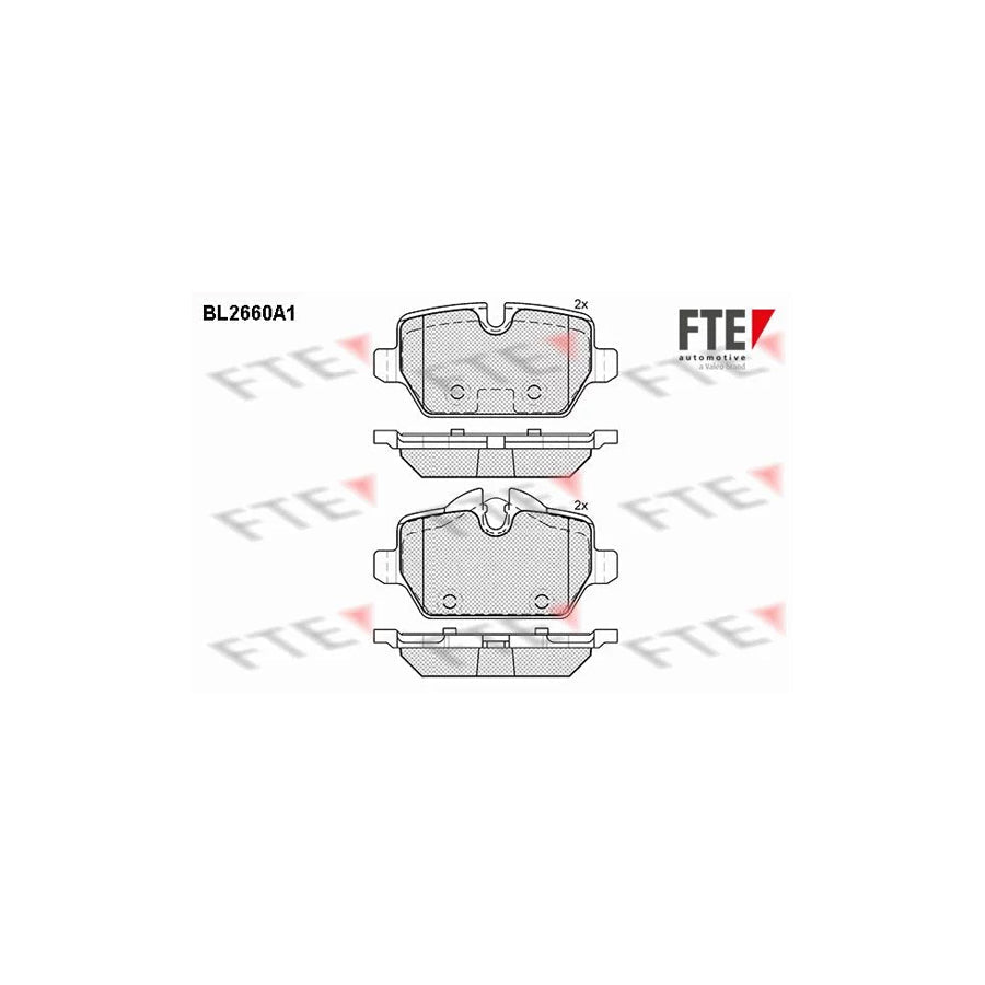FTE Bl2660A1 Brake Pad Set