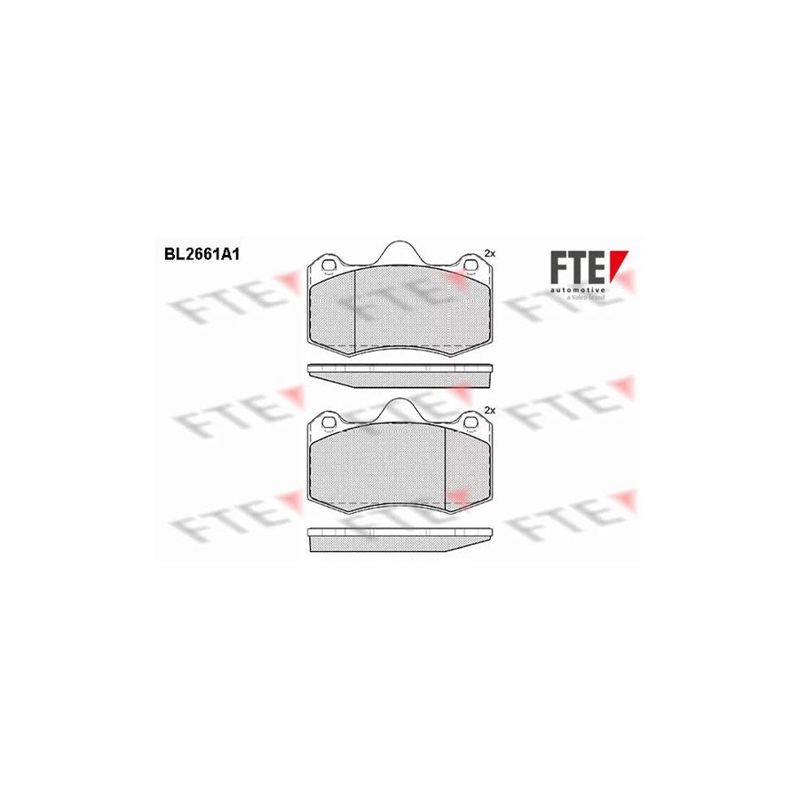 FTE Bl2661A1 Brake Pad Set