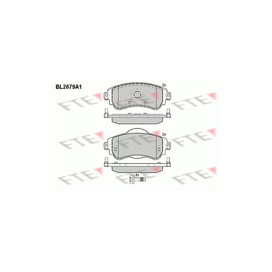 FTE Bl2679A1 Brake Pad Set
