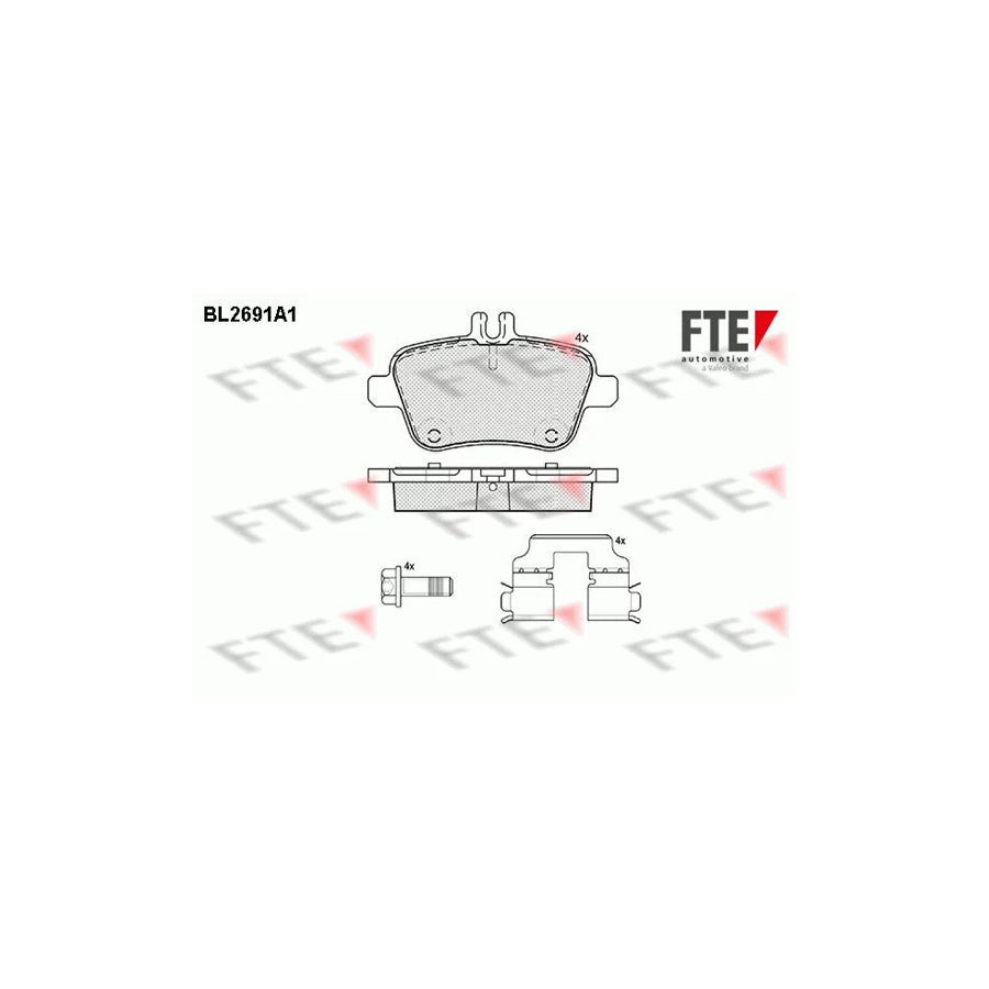 FTE Bl2691A1 Brake Pad Set
