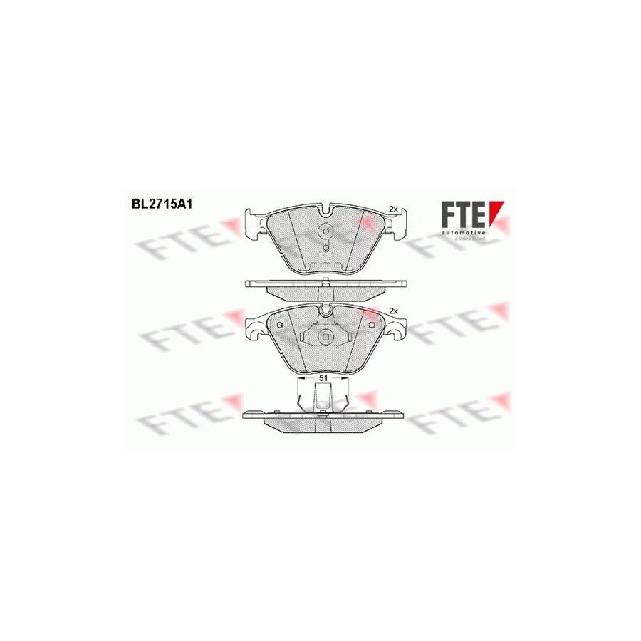 FTE Bl2715A1 Brake Pad Set
