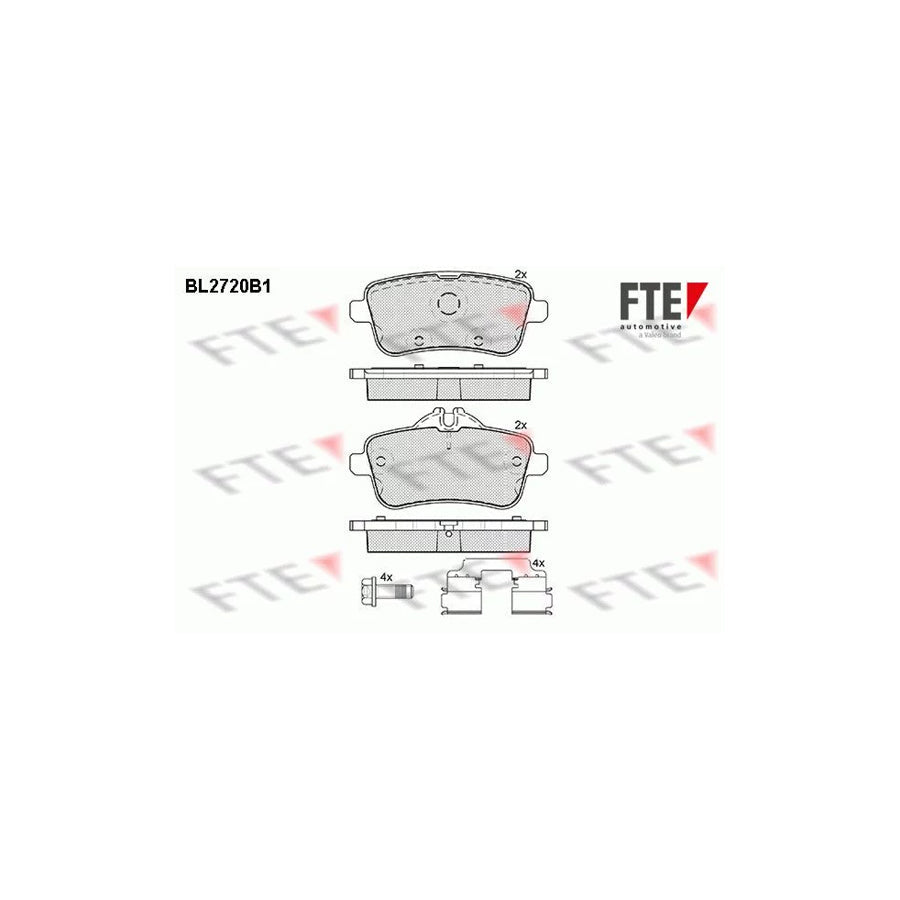 FTE Bl2720B1 Brake Pad Set