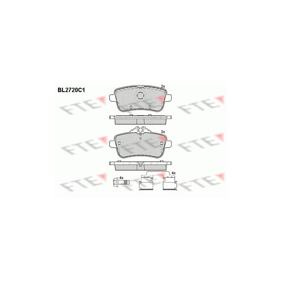 FTE Bl2720C1 Brake Pad Set