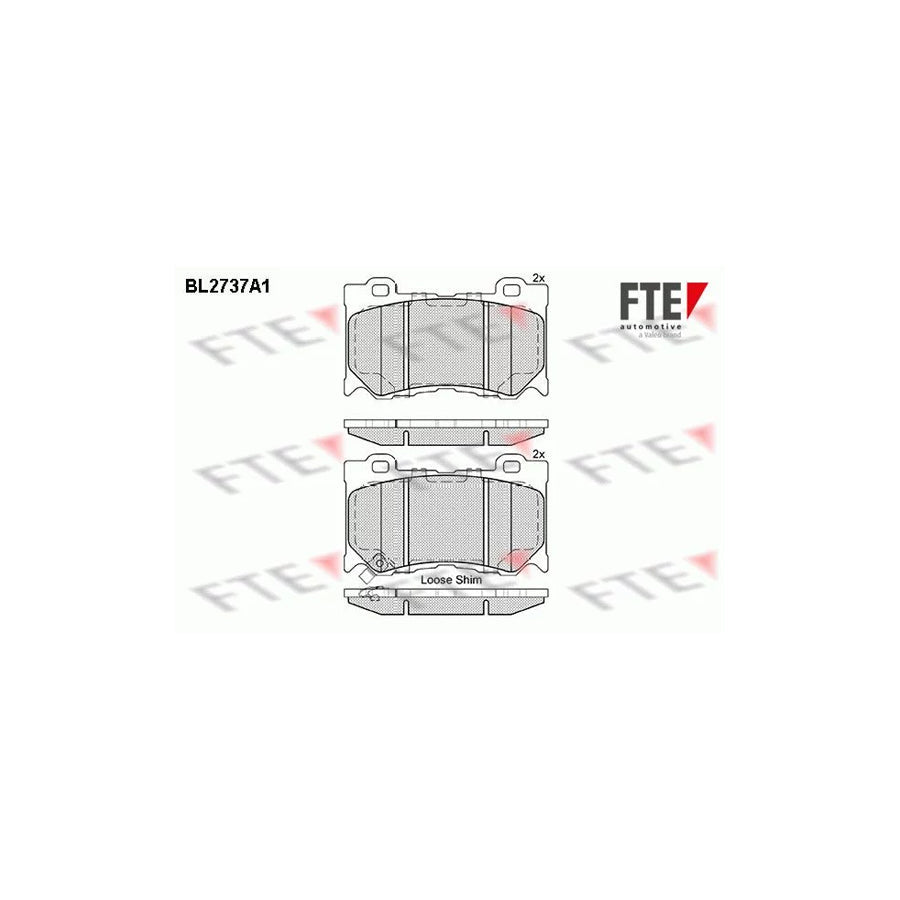 FTE Bl2737A1 Brake Pad Set