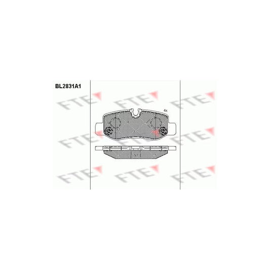 FTE Bl2831A1 Brake Pad Set