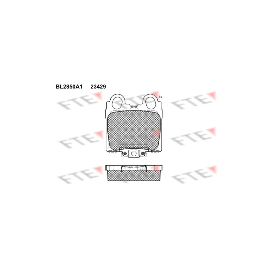 FTE Bl2850A1 Brake Pad Set