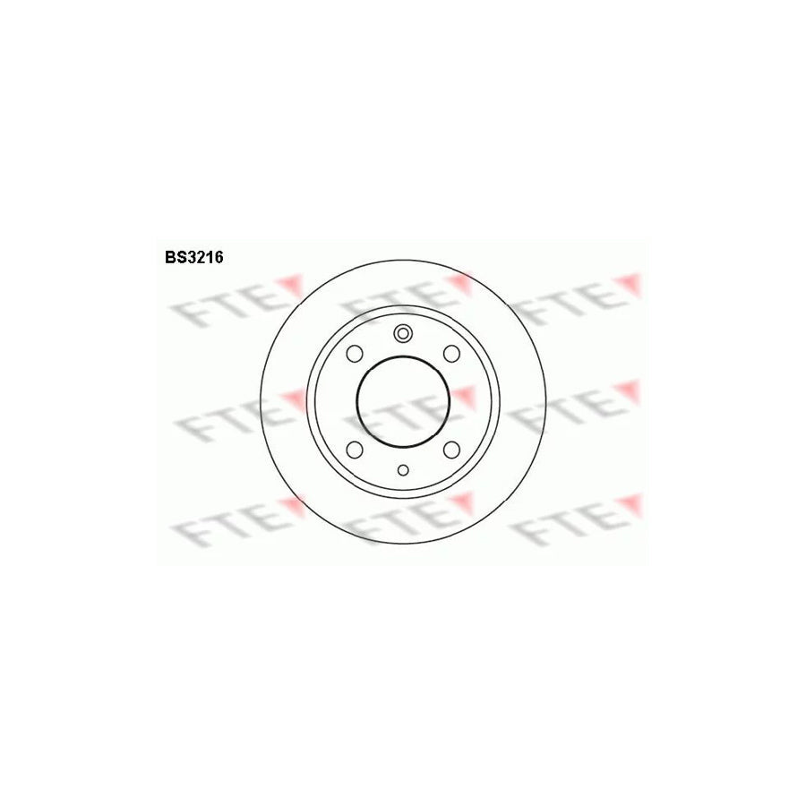 FTE Bs3216 Brake Disc for Citroã N Bx