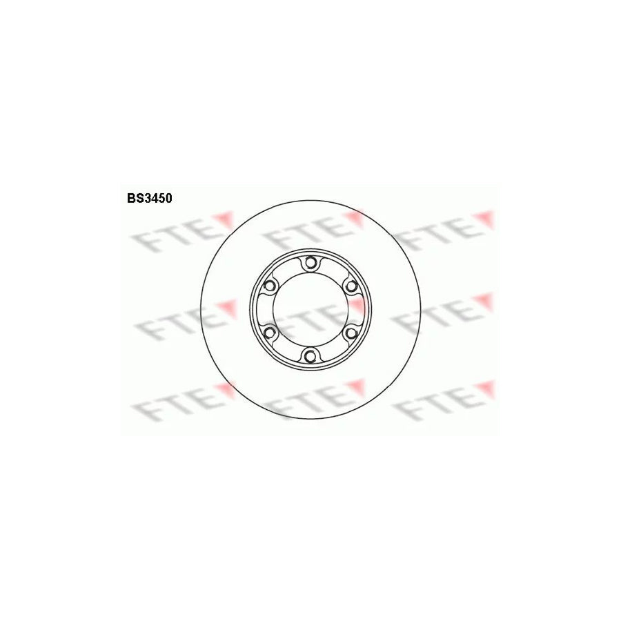 FTE Bs3450 Brake Disc for Renault Master