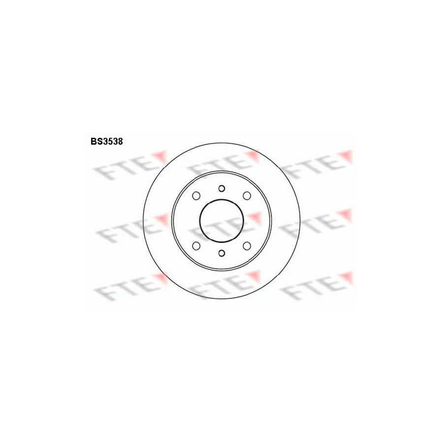 FTE Bs3538 Brake Disc for Nissan Bluebird