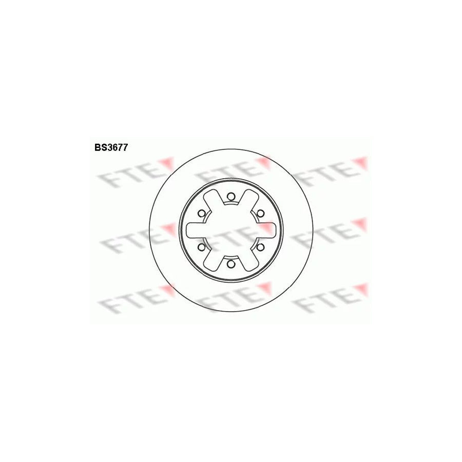FTE Bs3677 Brake Disc for Nissan Pick Up