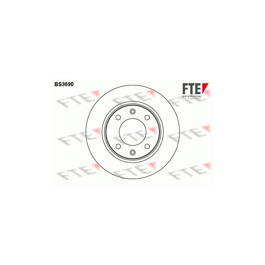 FTE Bs3690 Brake Disc for Peugeot 405