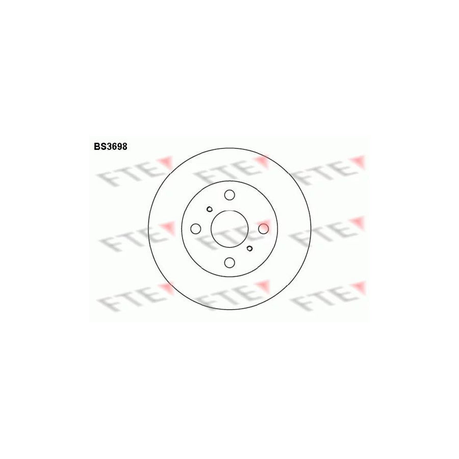 FTE Bs3698 Brake Disc for Toyota Corolla