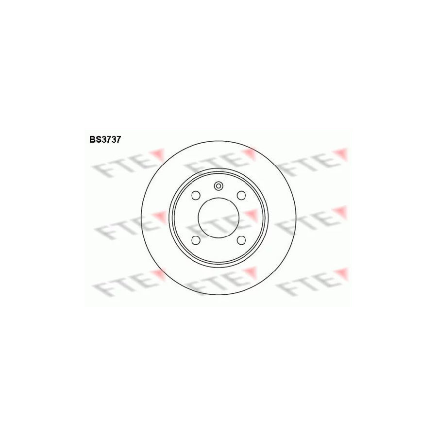 FTE Bs3737 Brake Disc for Skoda Favorit