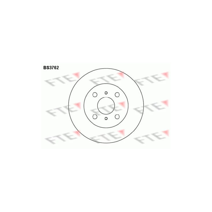 FTE Bs3762 Brake Disc for Toyota Corolla
