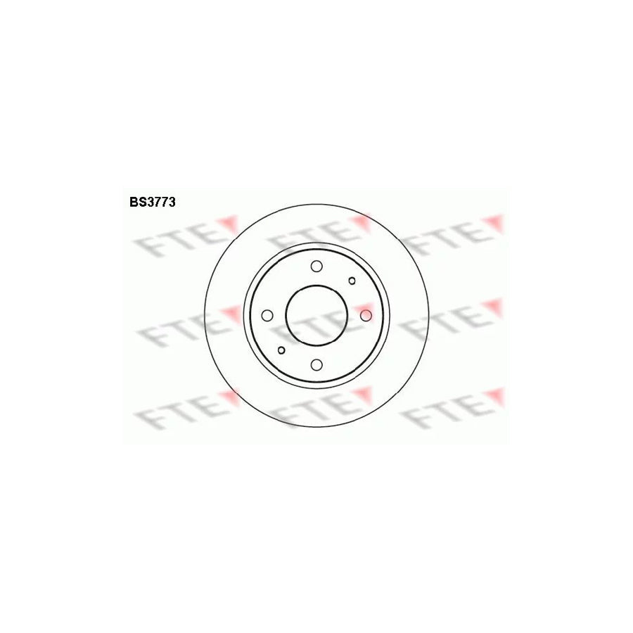 FTE Bs3773 Brake Disc for Hyundai Sonata