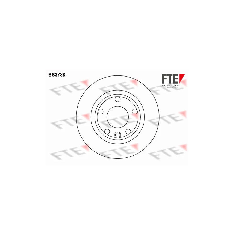 FTE Bs3788 Brake Disc for VW Transporter