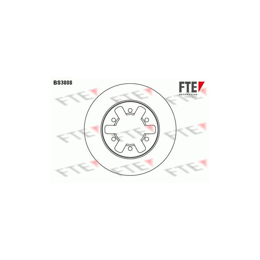 FTE Bs3808 Brake Disc for Nissan Pick Up (D21)