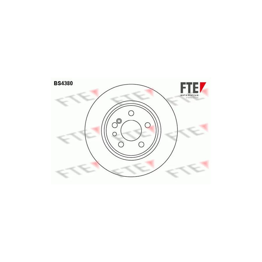 FTE Bs4380 Brake Disc Suitable for Mercedes-Benz S-Class