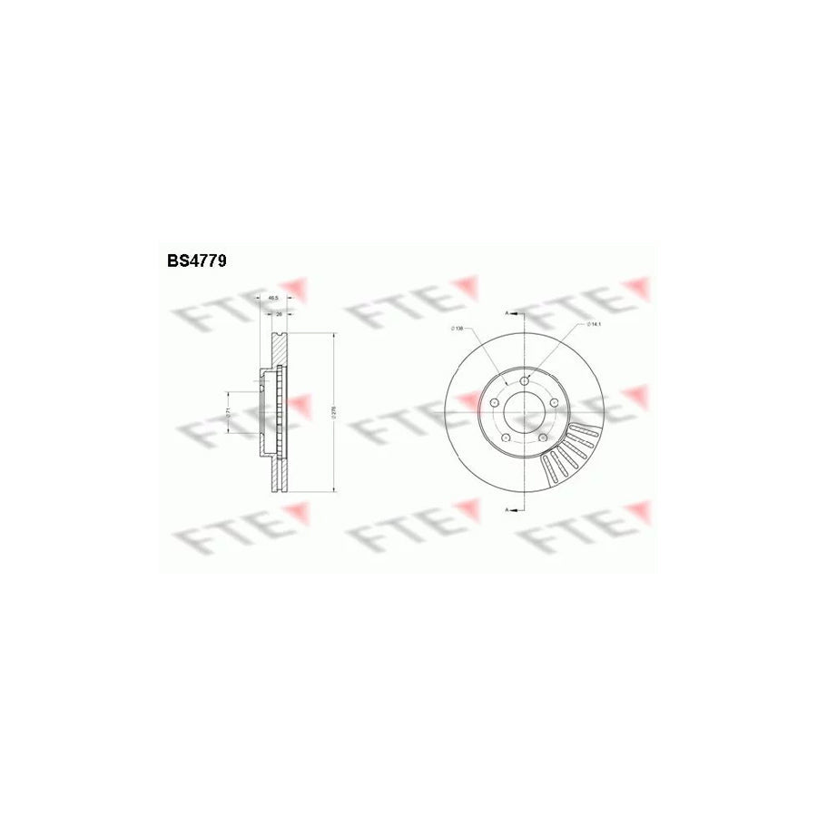 FTE Bs4779 Brake Disc