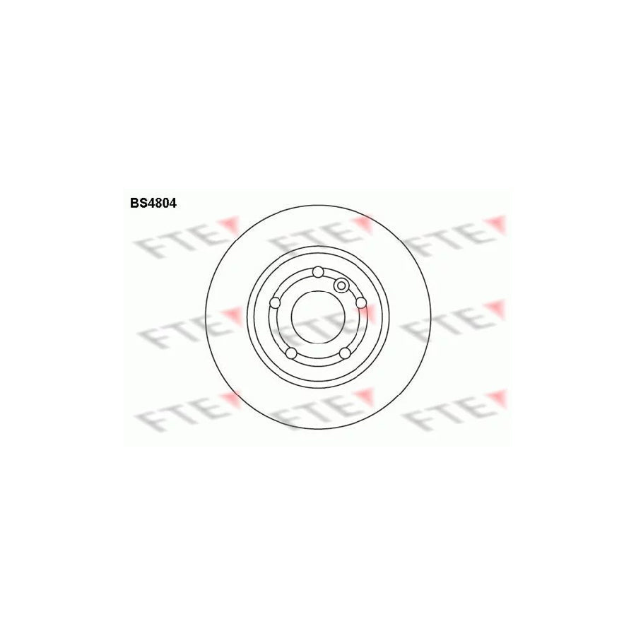 FTE Bs4804 Brake Disc for Land Rover Range Rover II (P38A)