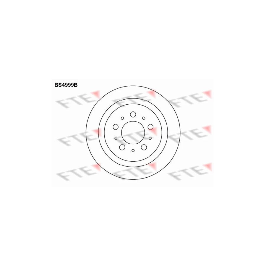 FTE Bs4999B Brake Disc for Volvo V90 I Estate (965)