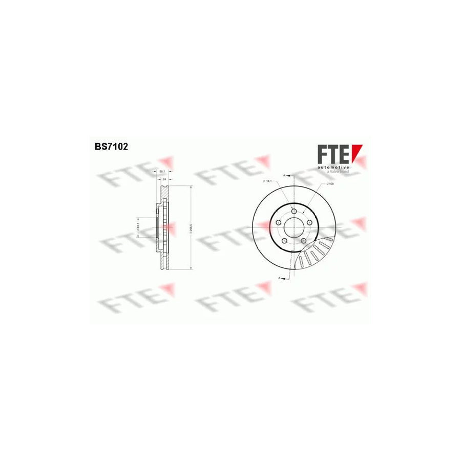 FTE Bs7102 Brake Disc