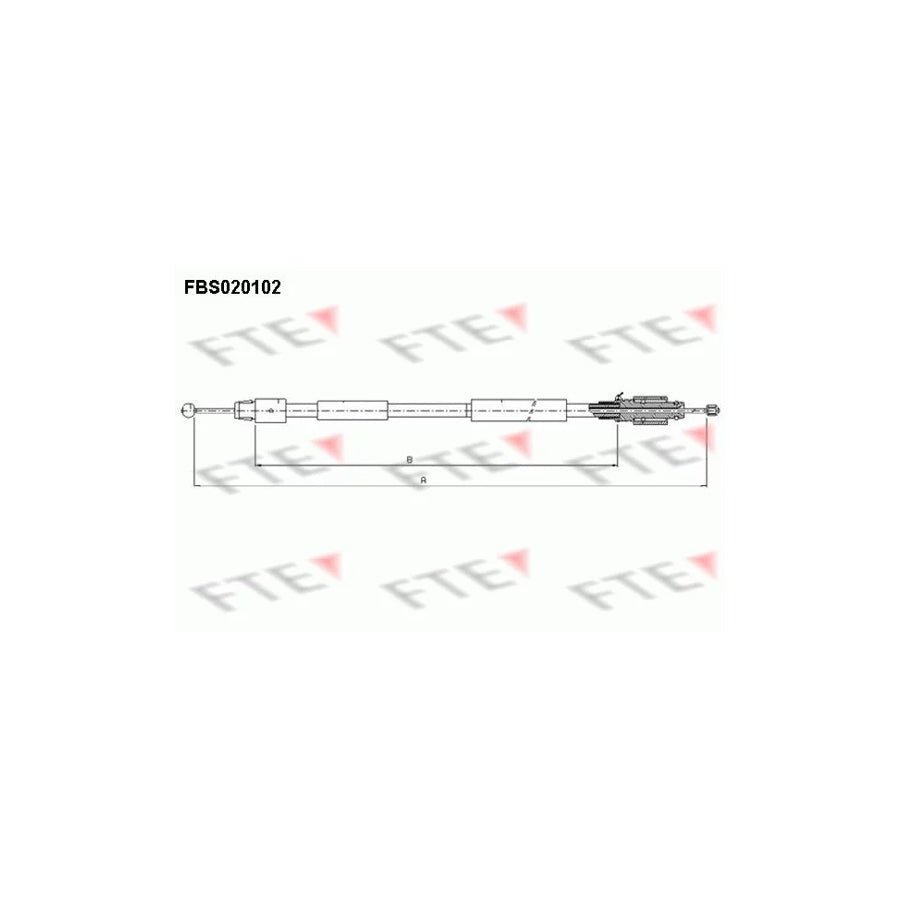 FTE Fbs020102 Hand Brake Cable