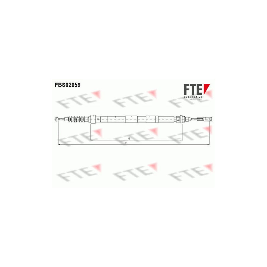FTE Fbs02059 Hand Brake Cable