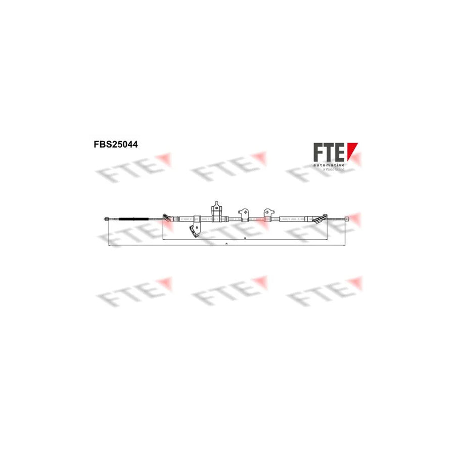 FTE Fbs25044 Hand Brake Cable for Toyota Rav4 III Off-Road (Xa30)